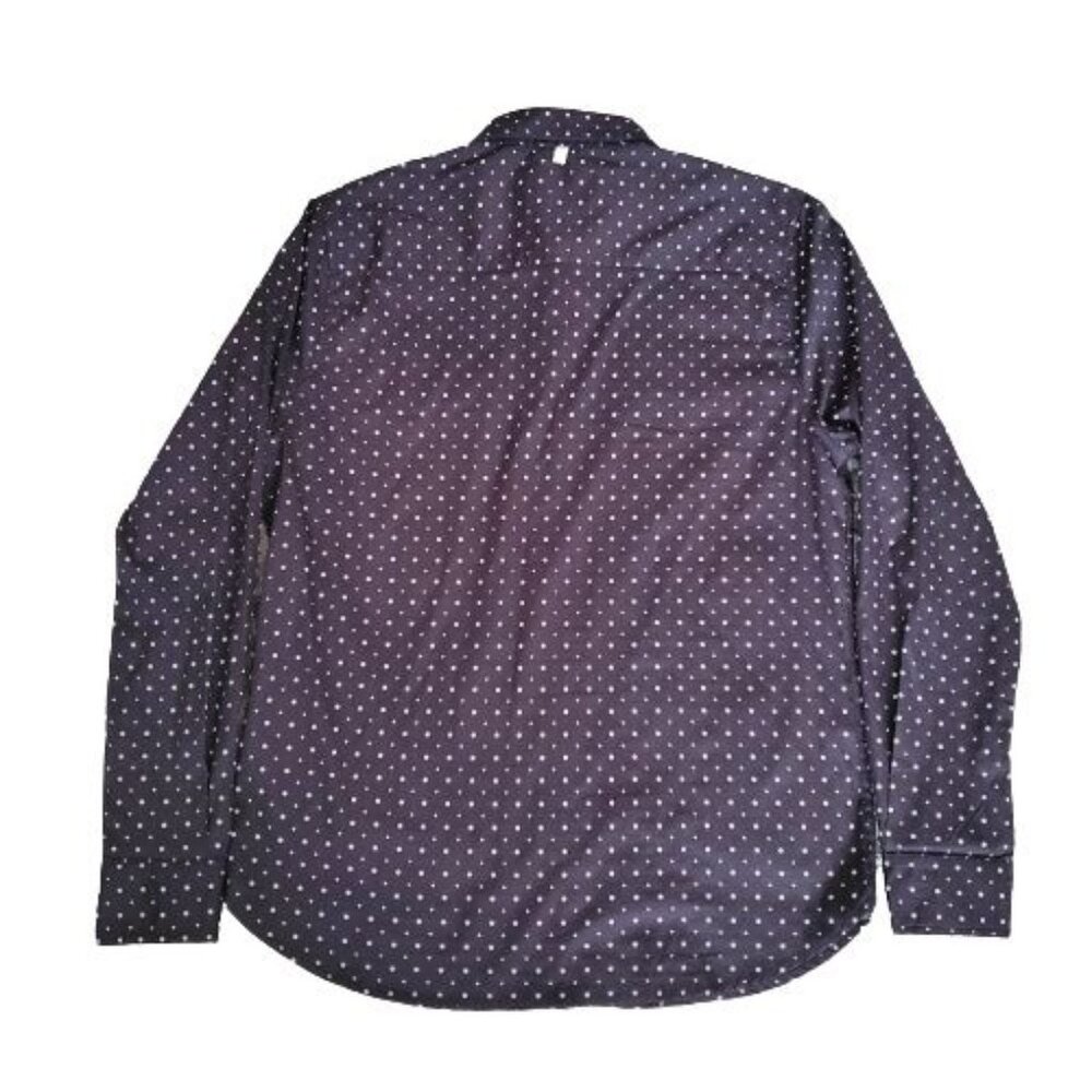 Paper Denim & Cloth Men's Polka Dot Stretch Fabric Slim Casual Shirt Size Medium - Picture 3 of 9